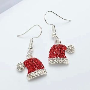 Christmas Hat Earrings